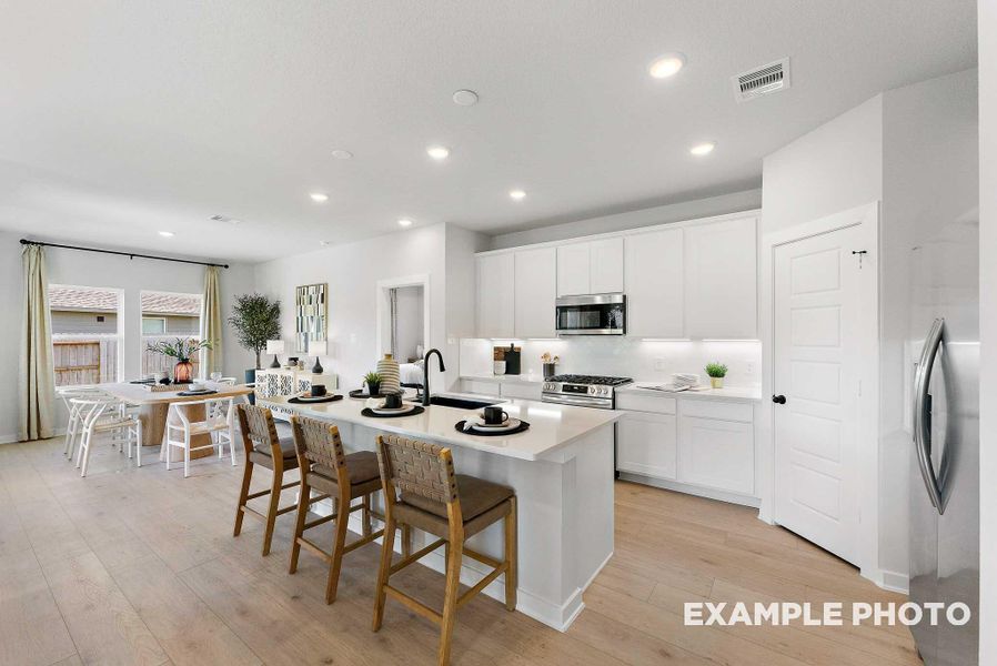 Furnished interior view inside a new home in Sundance Cove, Crosby (Image 5).