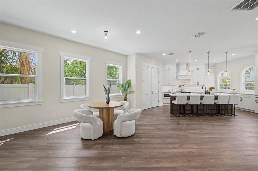 Furnished interior view inside a new home in , Tampa (Image 16). Furnished interior view inside a new home in , Tampa (Image 16).