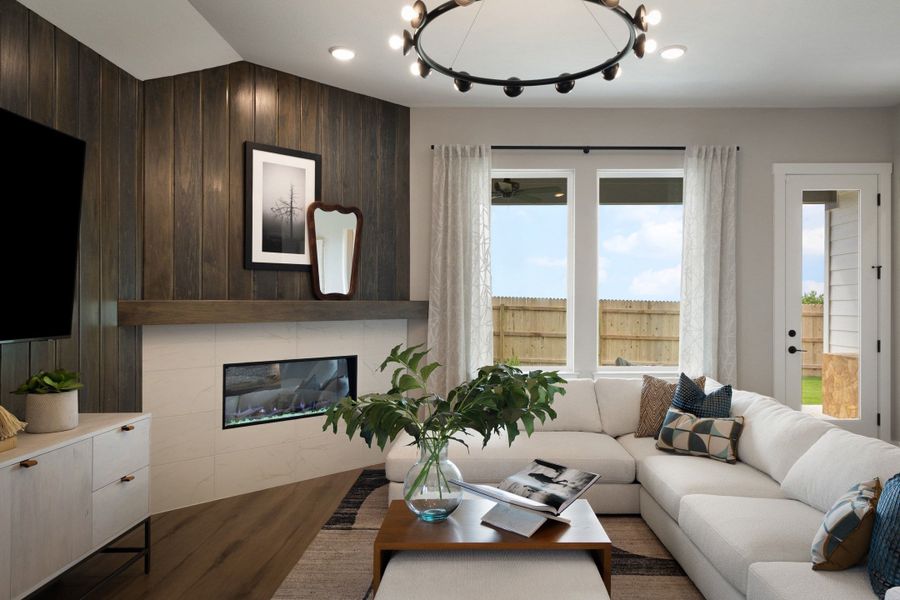 Furnished interior view inside a new home in Park Central, Georgetown (Image 27). Furnished interior view inside a new home in Park Central, Georgetown (Image 27).