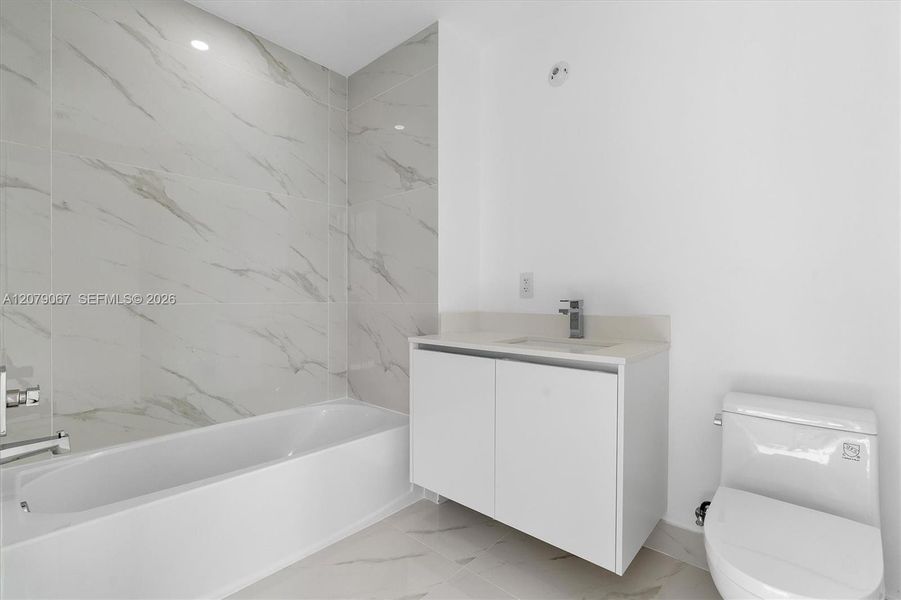 Furnished interior view inside a new home in Aria Reserve, Miami (Image 4). Furnished interior view inside a new home in Aria Reserve, Miami (Image 4).