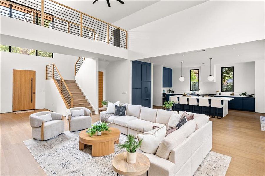 Furnished interior view inside a new home in , Decatur (Image 5).
