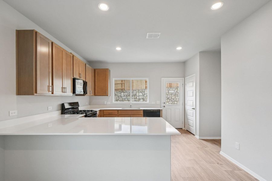 Furnished interior view inside a new home in Cloverleaf, Austin (Image 7).
