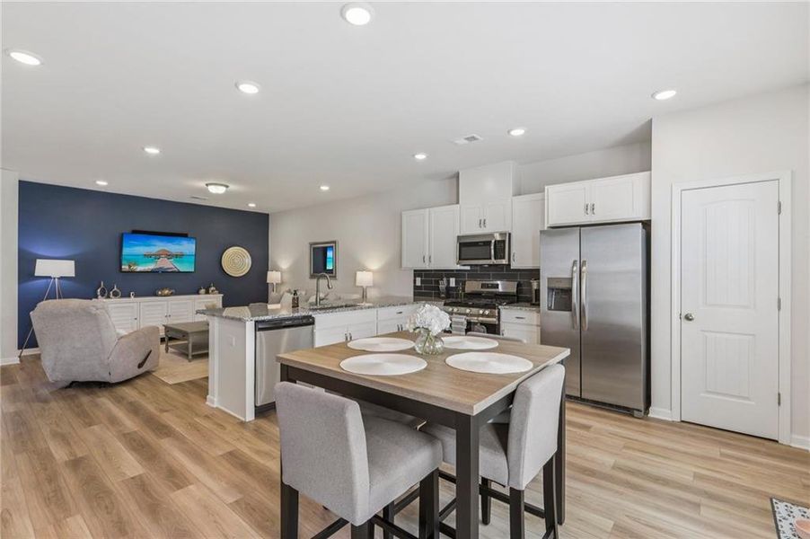 Furnished interior view inside a new home in Ellison Square, Sugar Hill (Image 12).