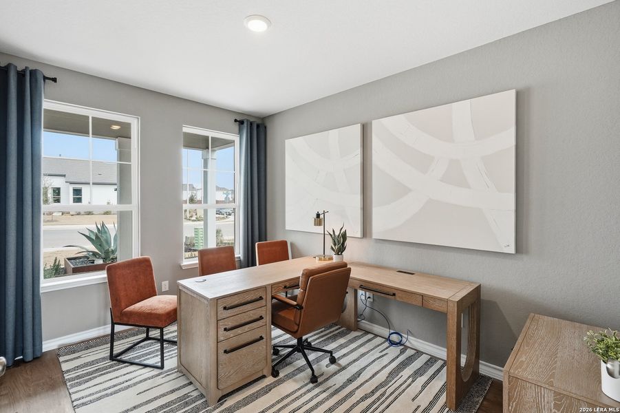 Furnished interior view inside a new home in Horizon Ridge, San Antonio (Image 15).