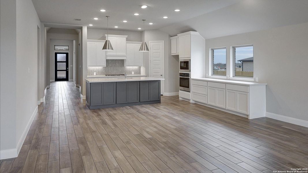 Furnished interior view inside a new home in Kallison Ranch, San Antonio (Image 9).
