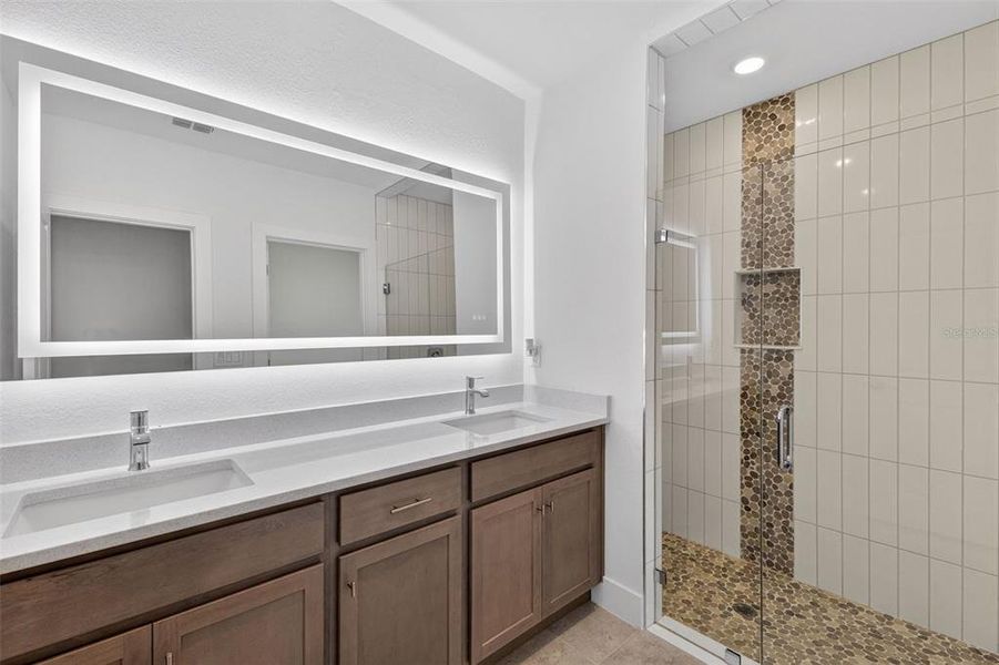 Furnished interior view inside a new home in , Port Charlotte (Image 13). Furnished interior view inside a new home in , Port Charlotte (Image 13).