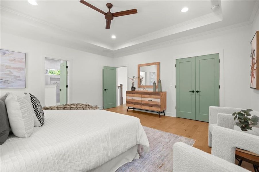 Furnished interior view inside a new home in , Atlanta (Image 6).