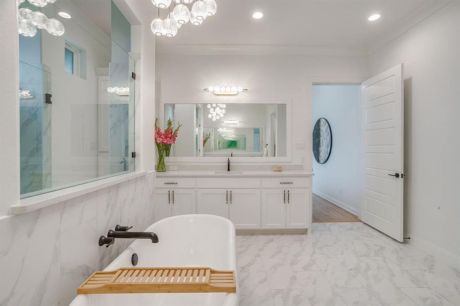 Furnished interior view inside a new home in Santana Ridge, Brock (Image 27).