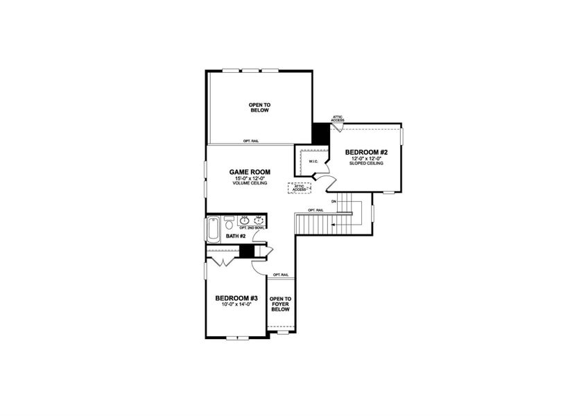 2D floor plan layout of this home in Heritage, Dripping Springs, TX (Image 3). 2D floor plan layout of this home in Heritage, Dripping Springs, TX (Image 3).