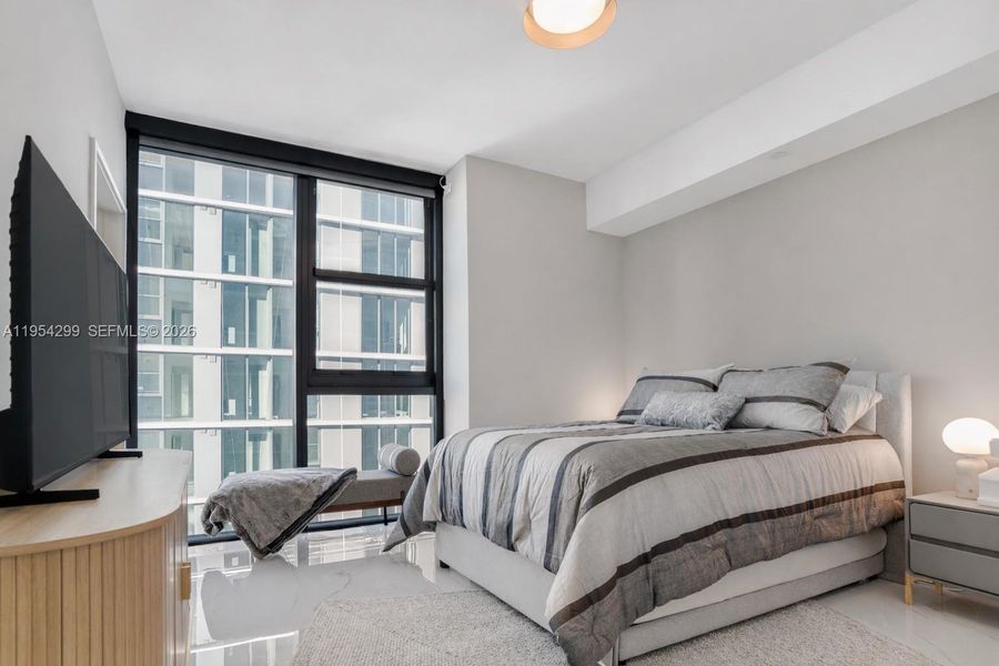 Furnished interior view inside a new home in , Miami (Image 38).