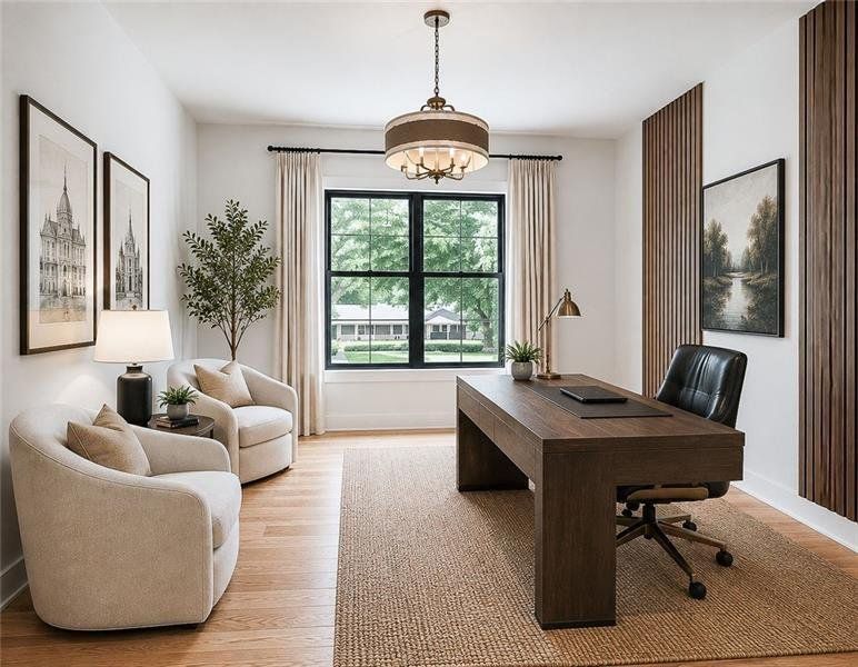 Furnished interior view inside a new home in , Acworth (Image 37).