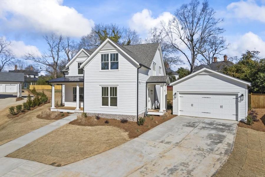 Front exterior of a new home in , Madison, GA, highlighting curb appeal (Image 29).