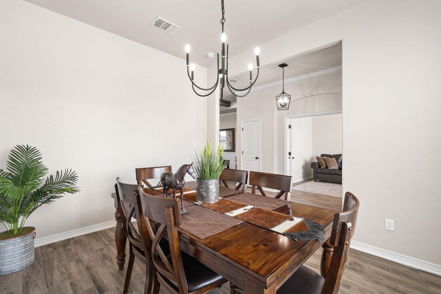 Furnished interior view inside a new home in , Temple (Image 13).