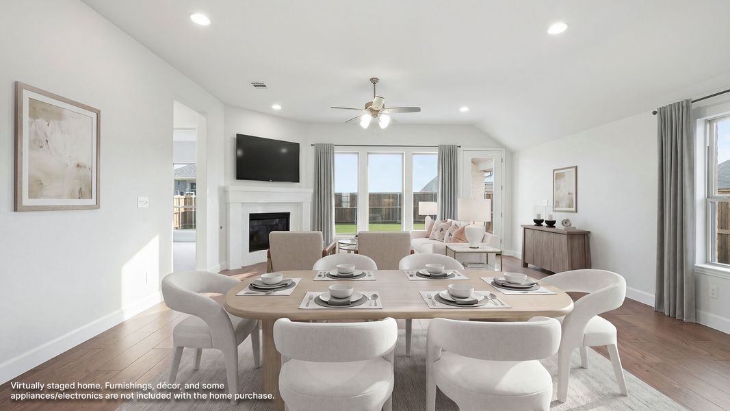 Furnished interior view inside a new home in Meraki, Forney (Image 9).