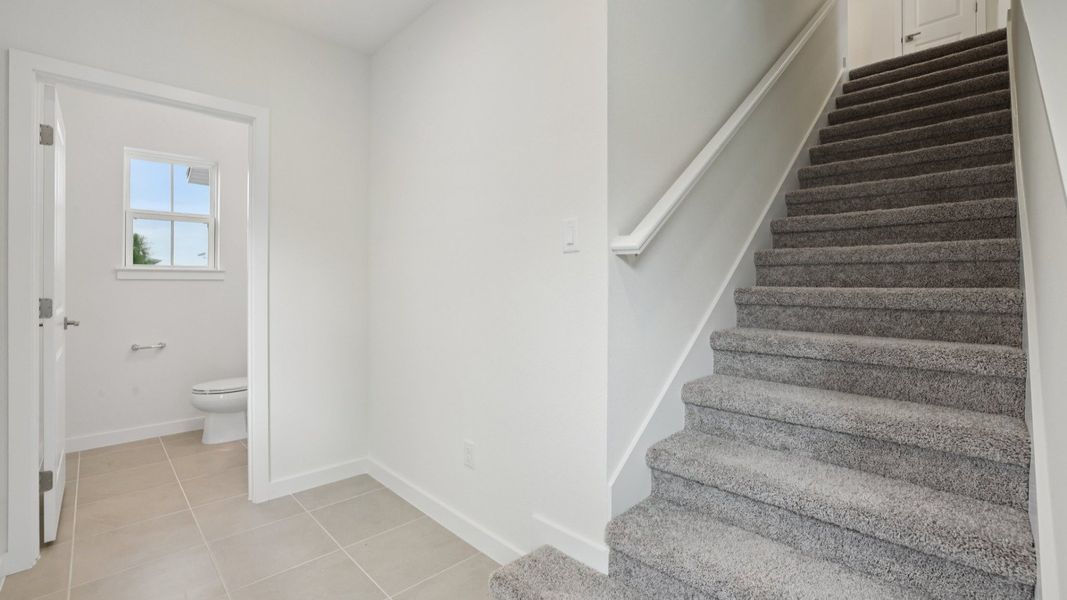 Stairway of the Coronado - End at Cyrene at Harmony located in St Cloud FL by DRB Homes