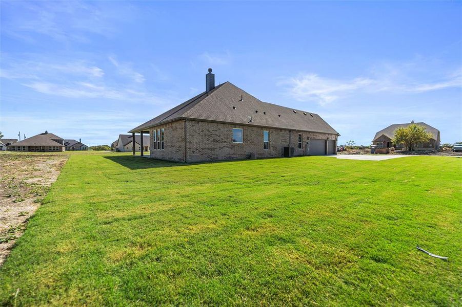 Exterior details and patio area of a home in Fannin Ranch, Leonard (Image 2). Exterior details and patio area of a home in Fannin Ranch, Leonard (Image 2).