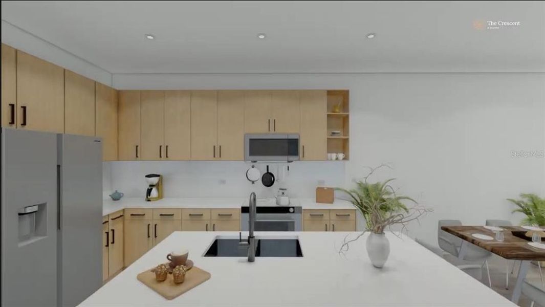 Furnished interior view inside a new home in , Reunion (Image 12).