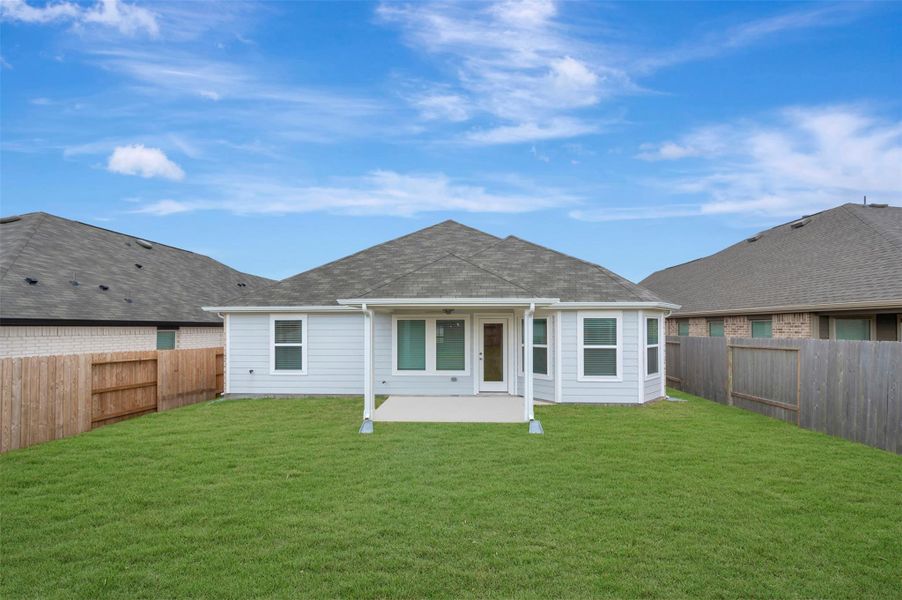 Exterior details and patio area of a home in Magnolia Ridge, Magnolia (Image 4). Exterior details and patio area of a home in Magnolia Ridge, Magnolia (Image 4).