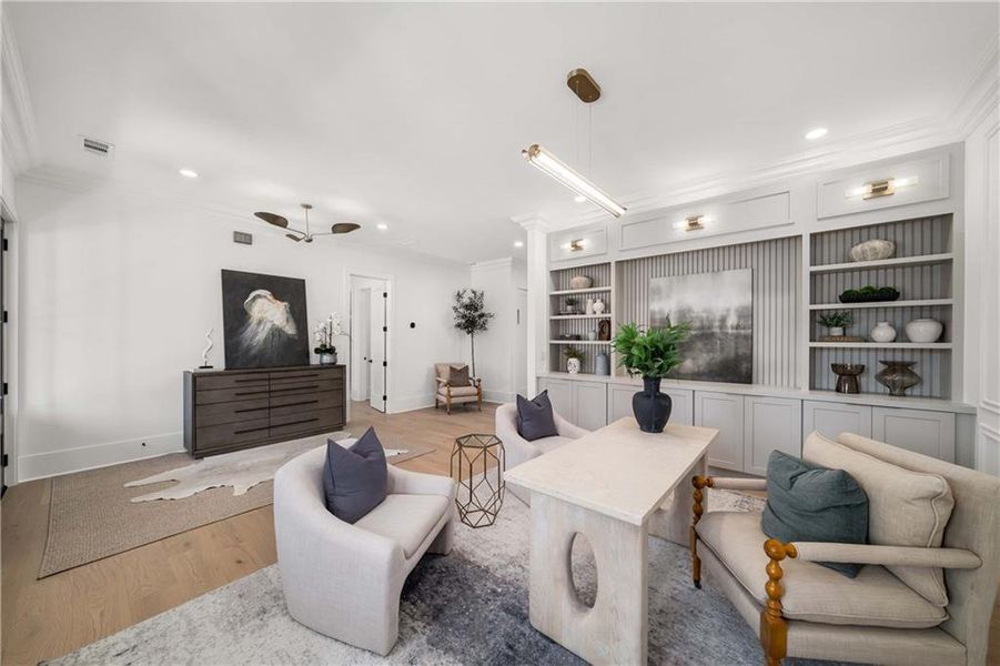 Furnished interior view inside a new home in Echo at Crabapple, Milton (Image 54).
