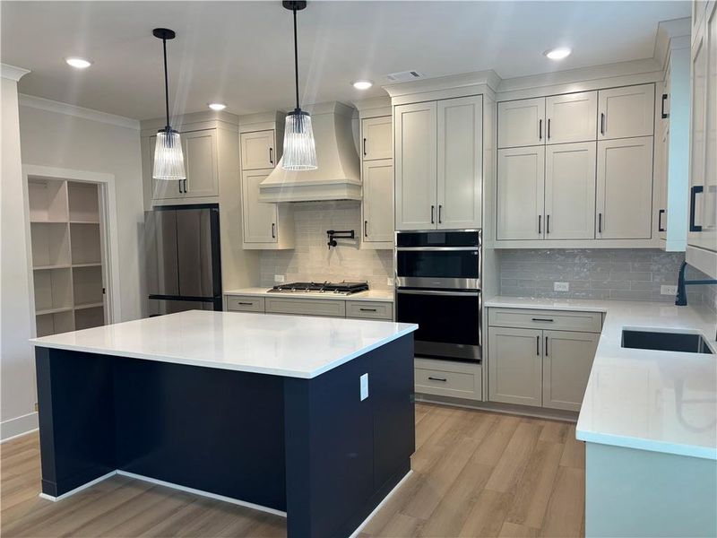 Furnished interior view inside a new home in , Buford (Image 10).