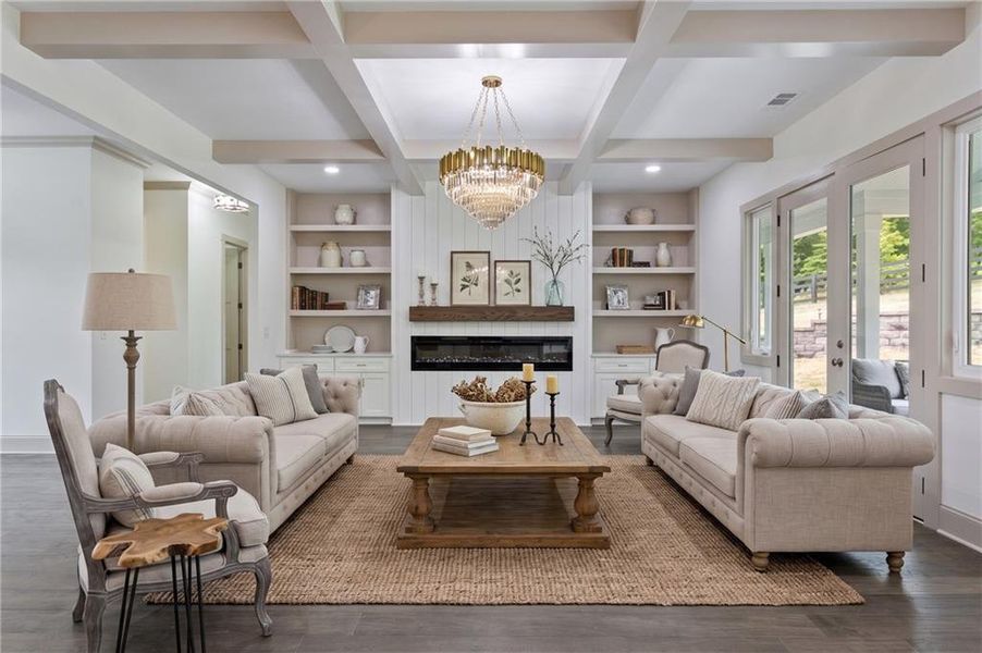 Furnished interior view inside a new home in , Dacula (Image 5).