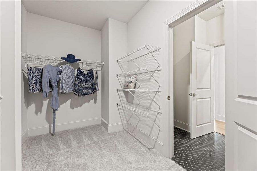 Furnished interior view inside a new home in Liberty Springs, Woodstock (Image 20). Furnished interior view inside a new home in Liberty Springs, Woodstock (Image 20).