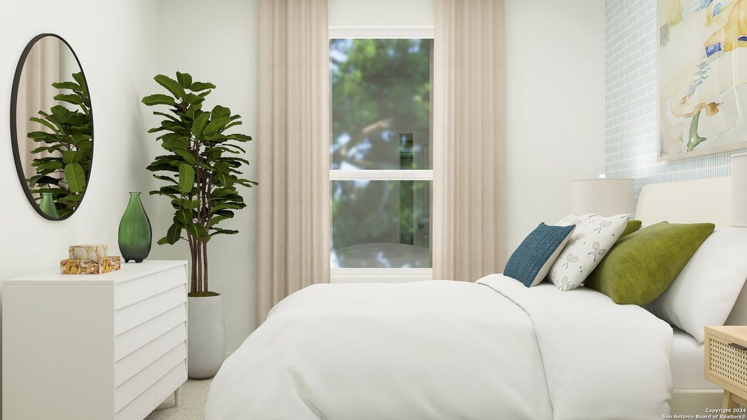 Furnished interior view inside a new home in Brookmill, San Antonio (Image 5). Furnished interior view inside a new home in Brookmill, San Antonio (Image 5).