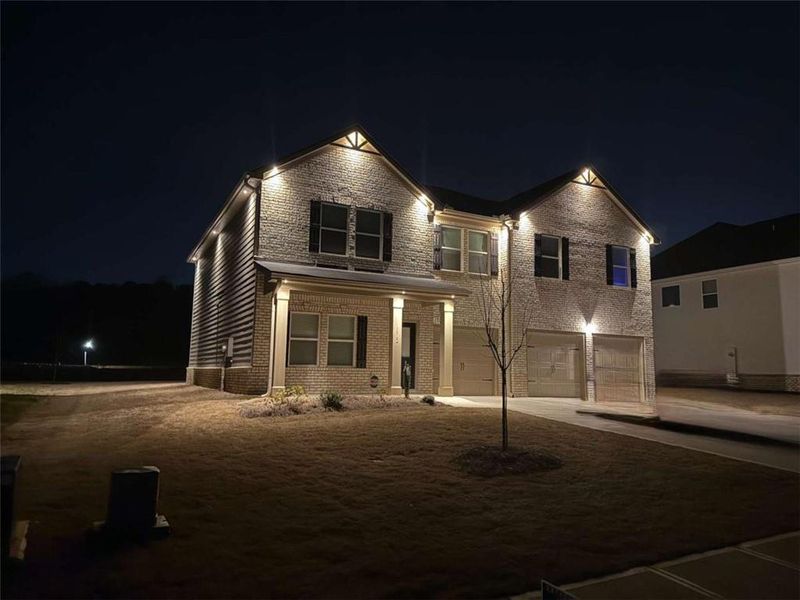 Front exterior of a new home in , McDonough, GA, highlighting curb appeal (Image 29).