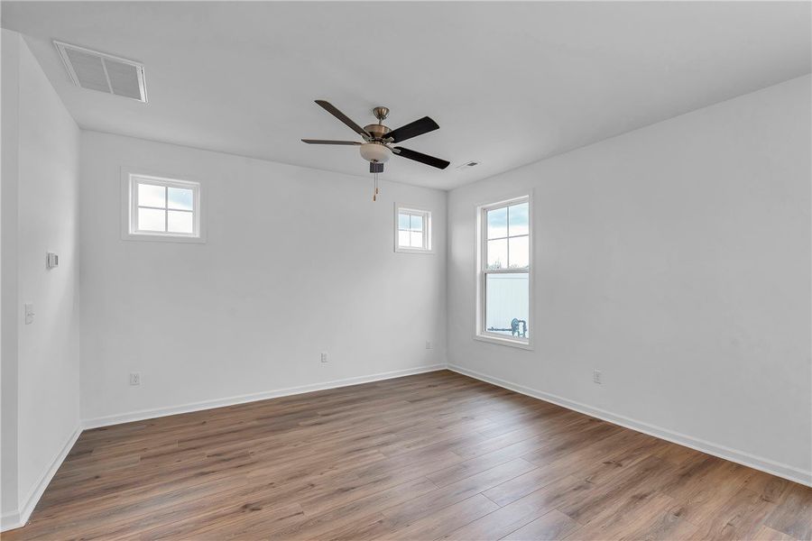 This bright room features durable flooring and mul This bright room features durable flooring and mul