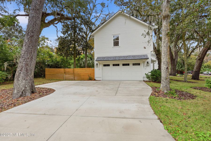 Front exterior of a new home in , Neptune Beach, FL, highlighting curb appeal (Image 29). Front exterior of a new home in , Neptune Beach, FL, highlighting curb appeal (Image 29).