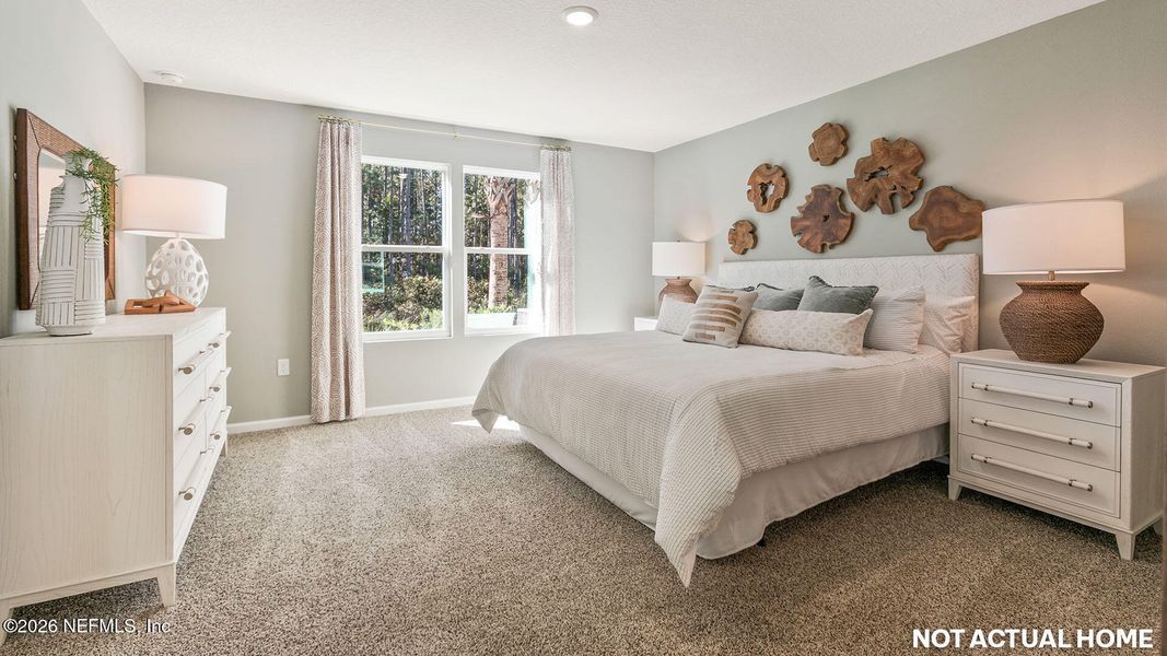 Furnished interior view inside a new home in Rookery, Green Cove Springs (Image 8).
