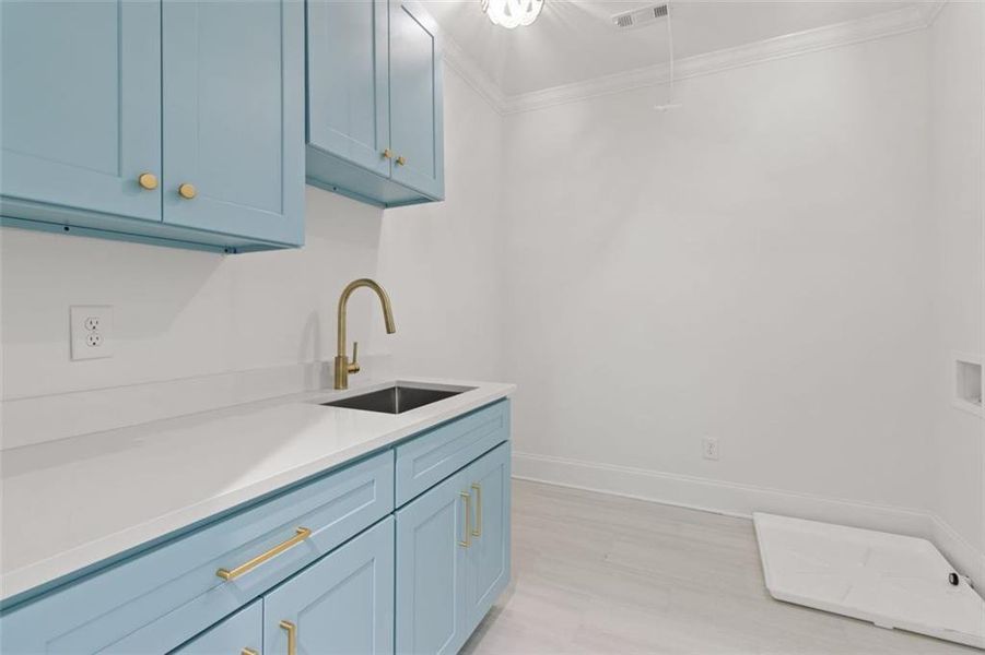 Furnished interior view inside a new home in , Atlanta (Image 31).