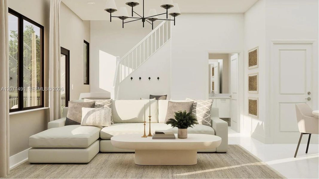 Furnished interior view inside a new home in Altessa at Wilton Manors, Wilton Manors (Image 10).