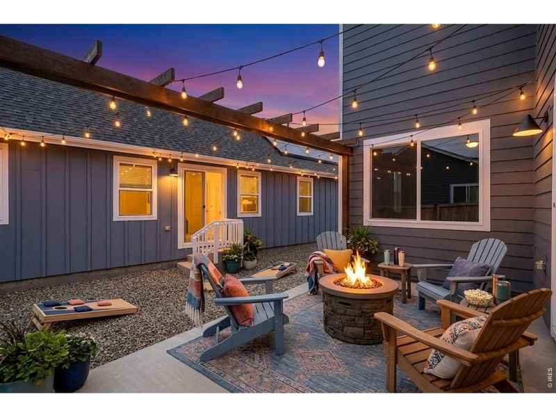 Exterior details and patio area of a home in Waterfield, Fort Collins (Image 18).