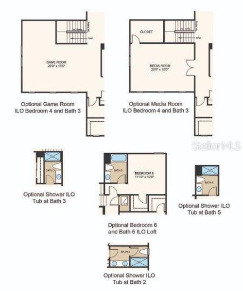 Structural options added include: Gourmet kitchen, pocket sliding glass door at gathering room, extended covered lanai, and outdoor kitchen rough-in.
