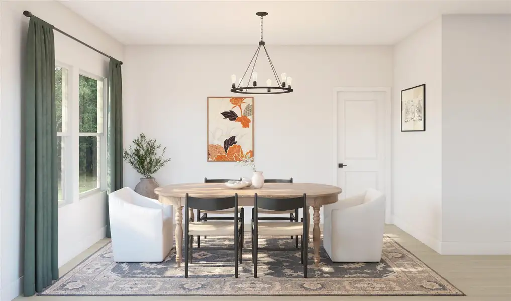 Charming dining area (*Artist rendering used for illustration purposes only.) Charming dining area (*Artist rendering used for illustration purposes only.)