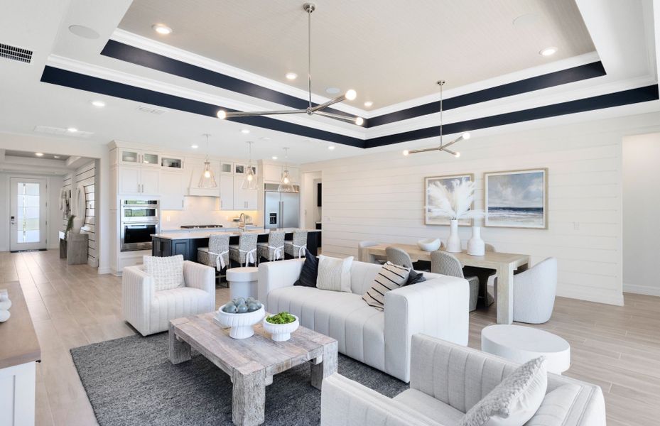 Representative furnished interior of a home built from the Mahogany Grand by Pulte Homes in Lakehaven Estates, Clermont (Image 12). Representative furnished interior of a home built from the Mahogany Grand by Pulte Homes in Lakehaven Estates, Clermont (Image 12).