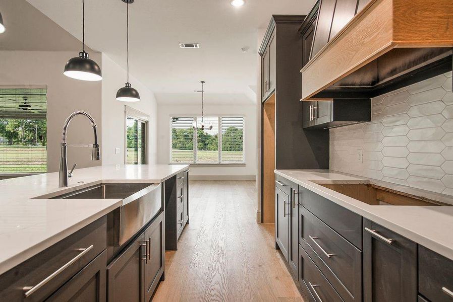 Furnished interior view inside a new home in , Sherman (Image 3).