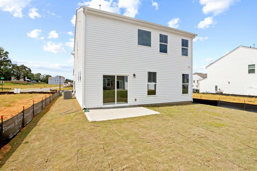 Exterior details and patio area of a home in Bellevue, Greenville (Image 18). Exterior details and patio area of a home in Bellevue, Greenville (Image 18).