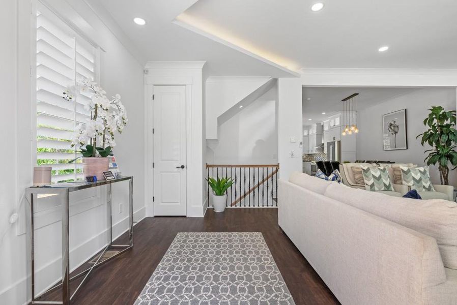 Furnished interior view inside a new home in , Stockbridge (Image 41).