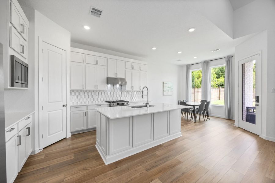 Furnished interior view inside a new home in , Cypress (Image 13).