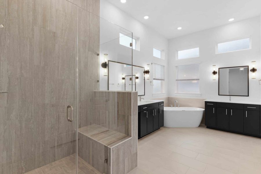 Furnished interior view inside a new home in Broken Oak, Georgetown (Image 8). Furnished interior view inside a new home in Broken Oak, Georgetown (Image 8).