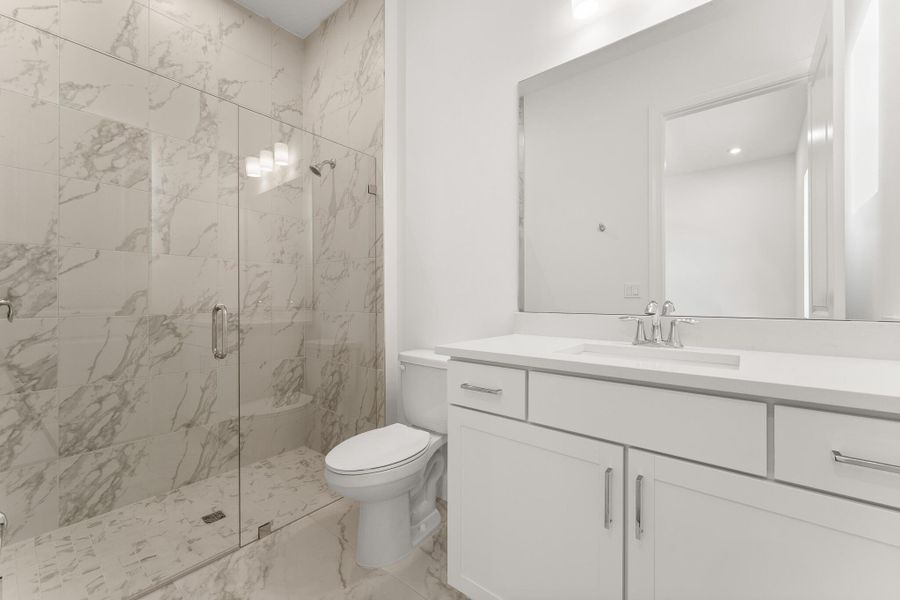 Furnished interior view inside a new home in Tradition - Seville, Port St. Lucie (Image 4).