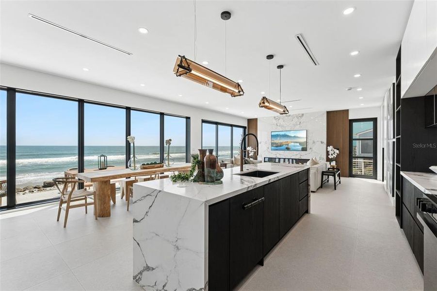 Furnished interior view inside a new home in , New Smyrna Beach (Image 46).