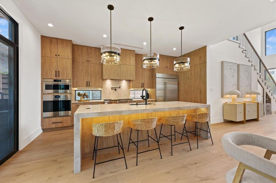 Furnished interior view inside a new home in , Dallas (Image 13).