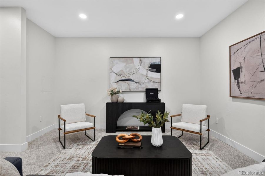 Furnished interior view inside a new home in , Denver (Image 34).