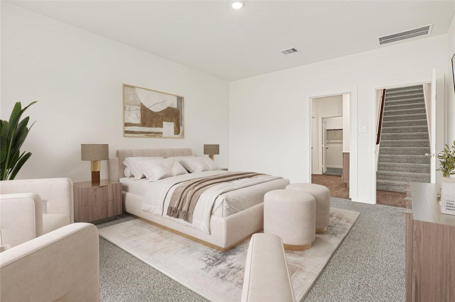 Furnished interior view inside a new home in Holly Ridge, Rosenberg (Image 3).