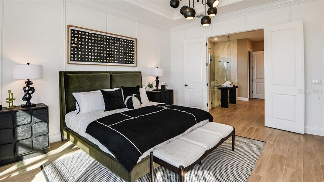 Furnished interior view inside a new home in Esplanade at Center Lake Ranch, St. Cloud (Image 21). Furnished interior view inside a new home in Esplanade at Center Lake Ranch, St. Cloud (Image 21).