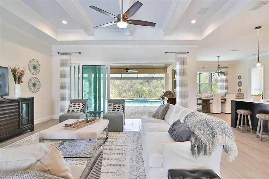 Furnished interior view inside a new home in , Sarasota (Image 6).