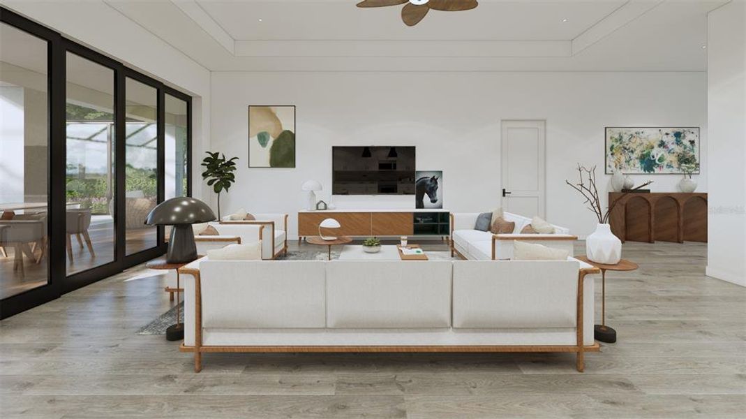 Furnished interior view inside a new home in , Rotonda West (Image 11).